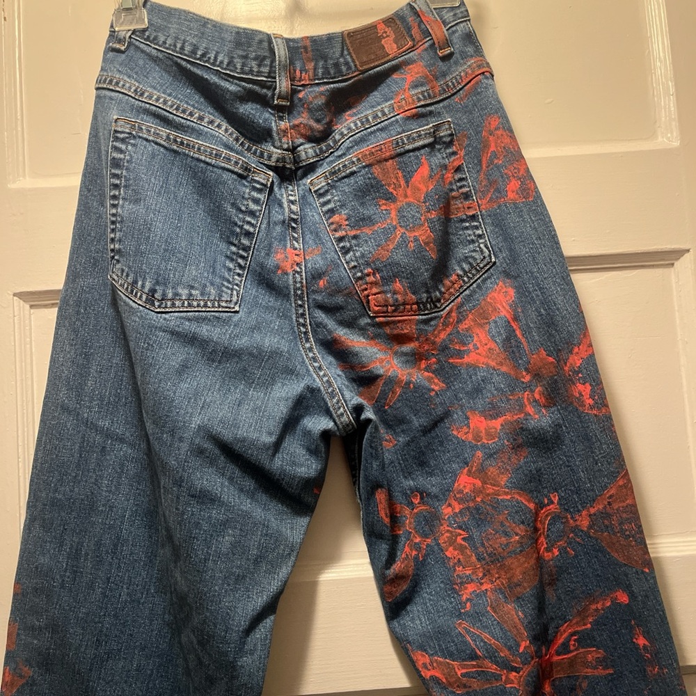 L.L. Bean Denim with Orange Accents